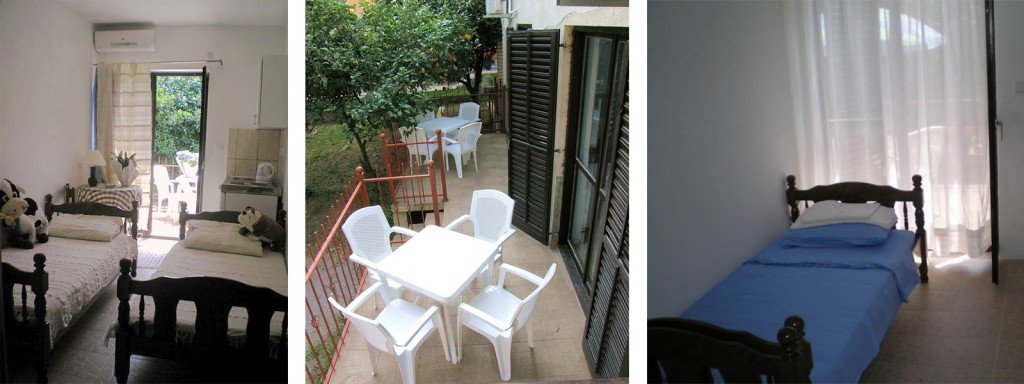 apartments with balcony for rent in montenegro djenovici