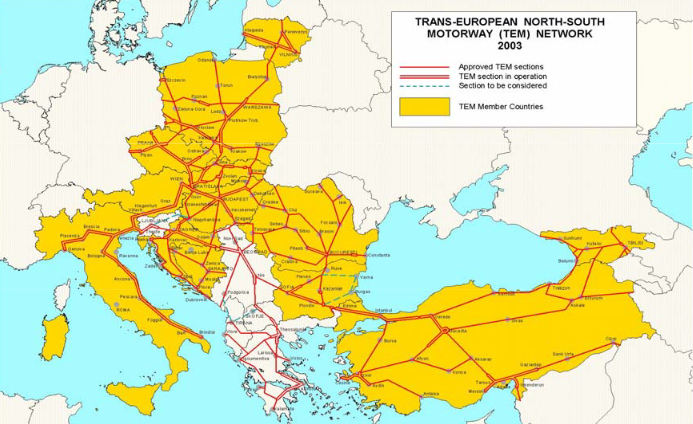 Autoput bar boljare je dio puta od beograda do bara i dio transevropske magistrale. mapa 