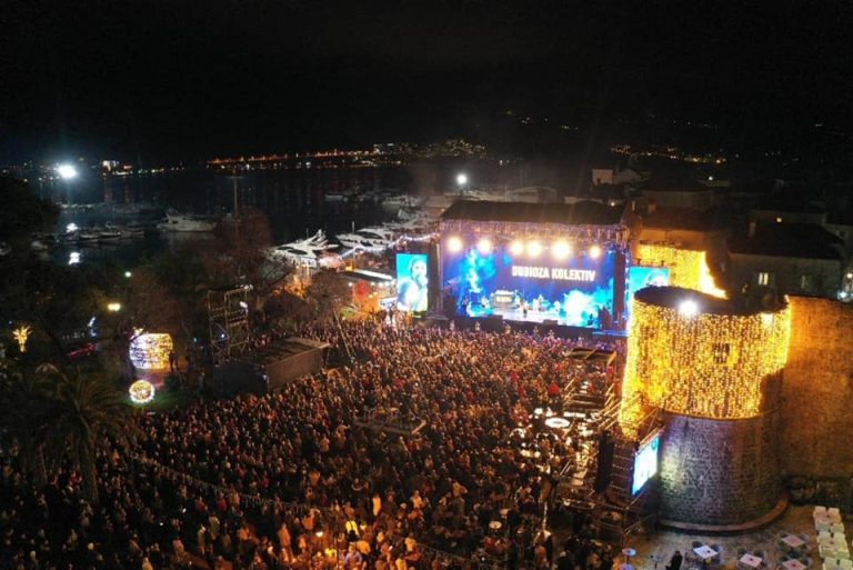 Budva Nova godina 2025 program Doček Nove godine u Budvi