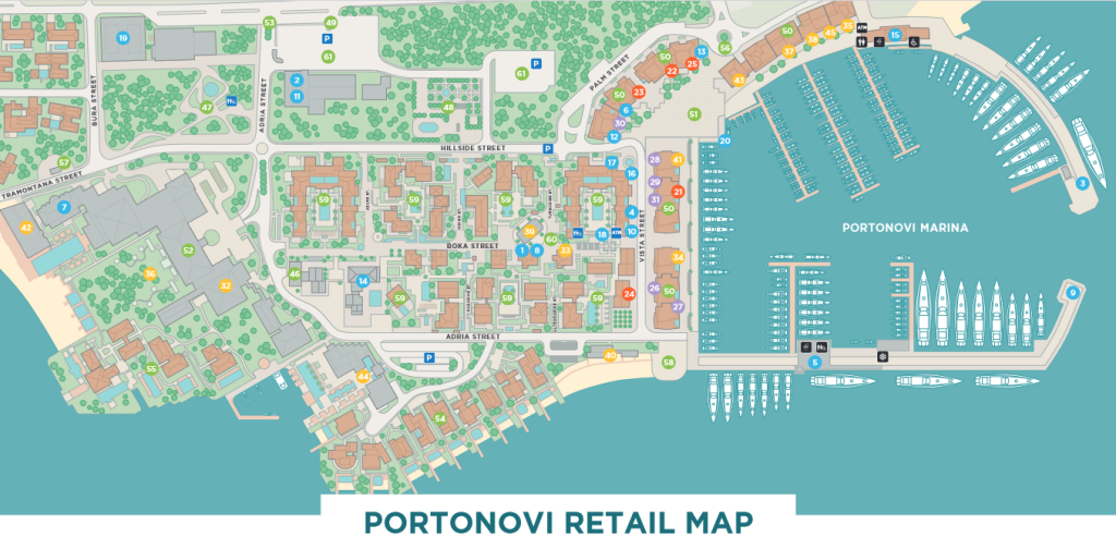 portonovi kumbor setaliste mapa